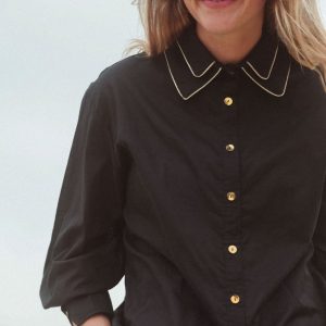 Chemise 2COLS noire