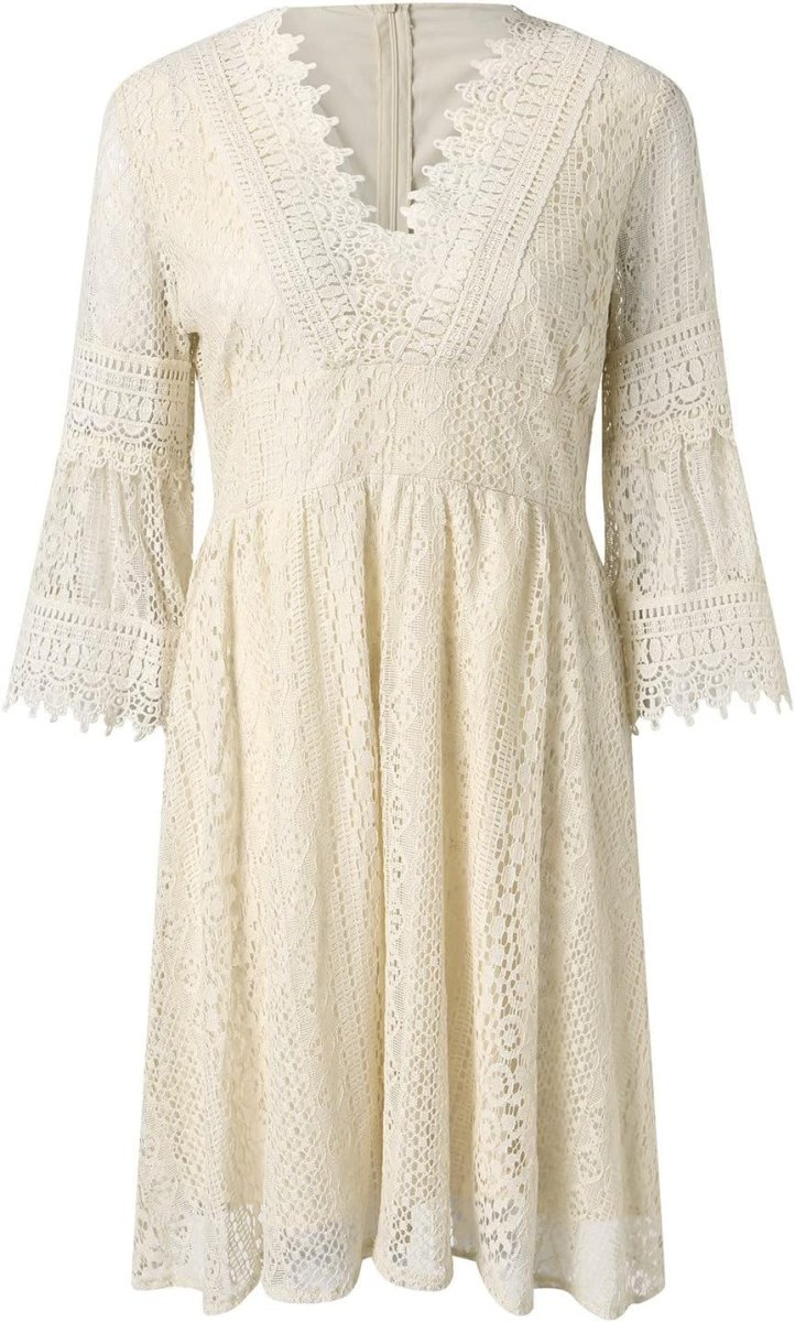 Robe de Mariée Halloween Longue en Satin Fleurie – Image 6