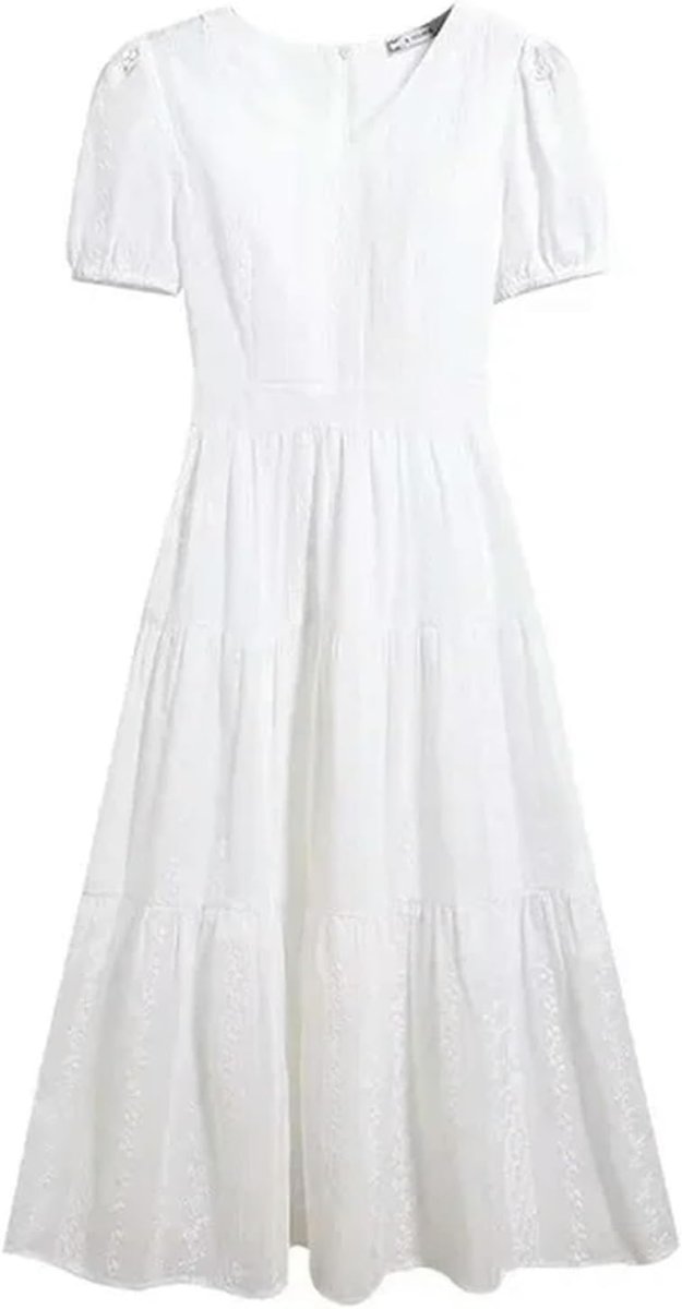Robe Dentelle Blanche Patineuse – Image 2