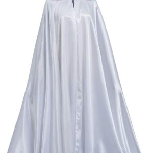 Robe Cape Longue Blanche