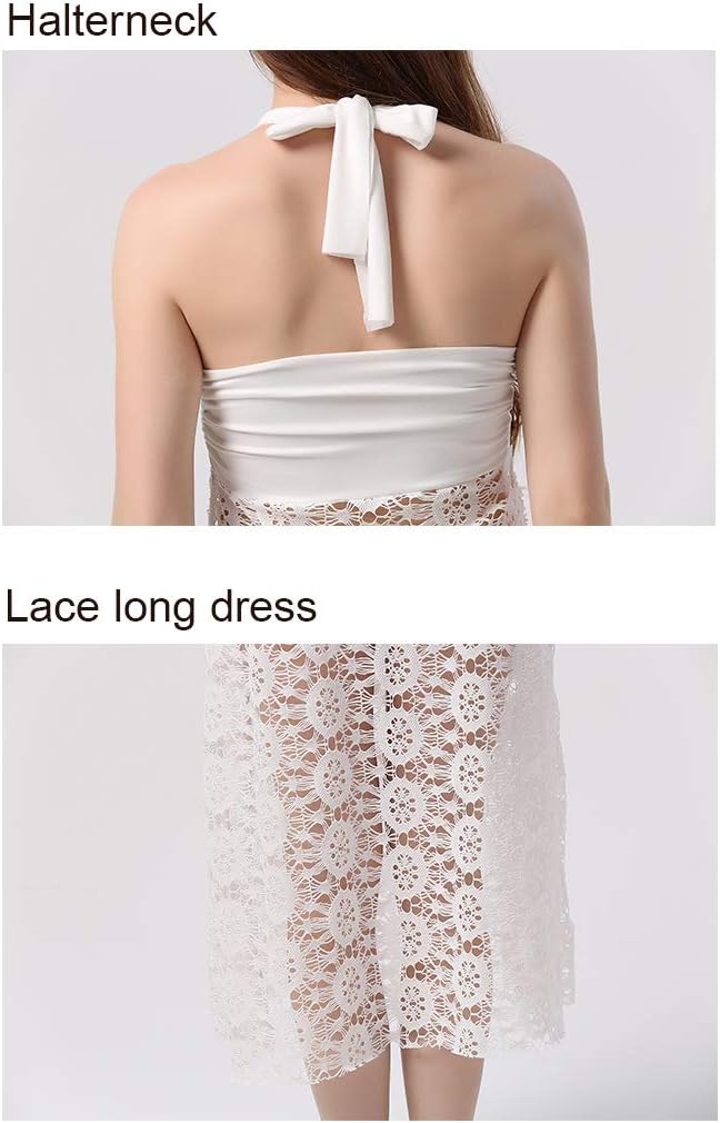 Robe Hippie Chic Dentelle Blanche – Image 8