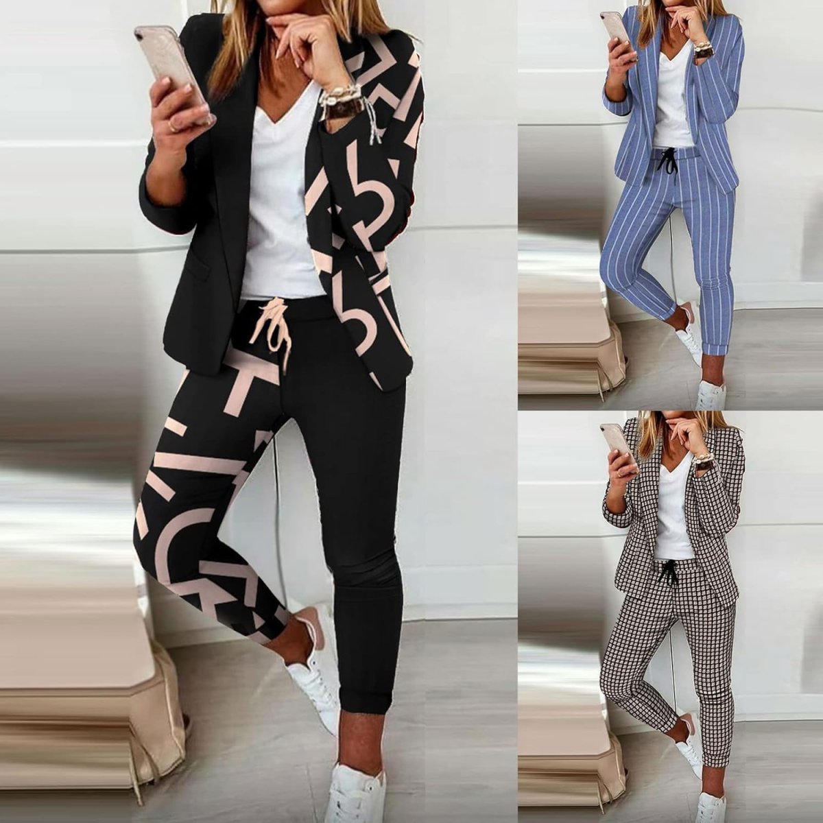 Costume Femme Slim Fit Unie – Image 6
