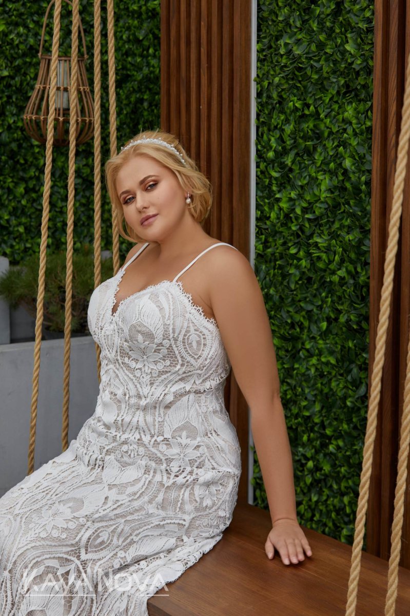 Robe De Mariée Dentelle Grande Taille – Image 7
