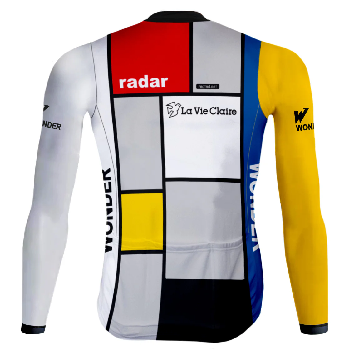 Retro Veste de Cyclisme (Polaire) La Vie Claire Multi Couleur - REDTED – Image 3