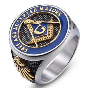 Bague Vintage Maçonnique