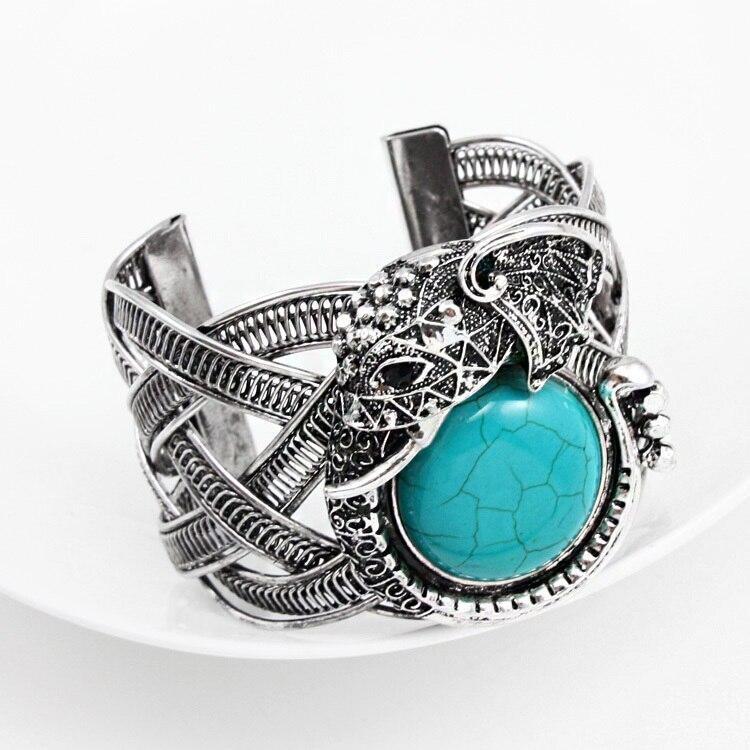 Bracelet Vintage Indien Turquoise – Image 5