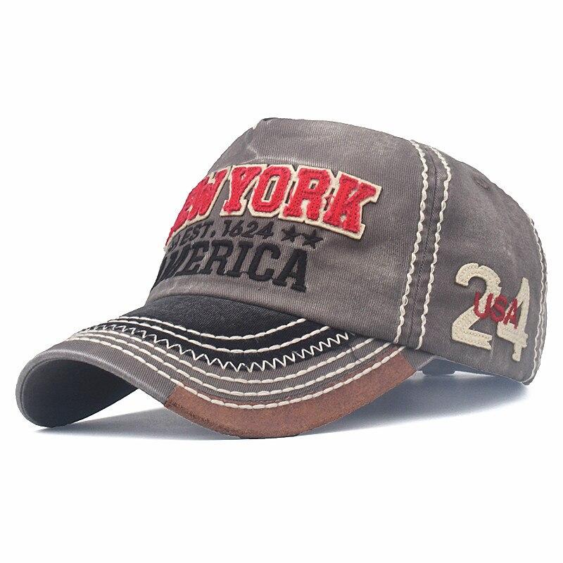 Casquette Vintage New York Rouge Et Noir – Image 8