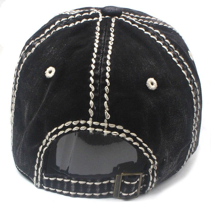 Casquette Vintage New York Rouge Et Noir – Image 5