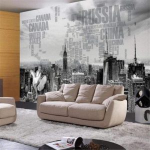 Papier Peint Vintage Paris Londres New York