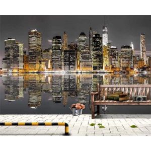 Papier Peint Vintage Paysage New York