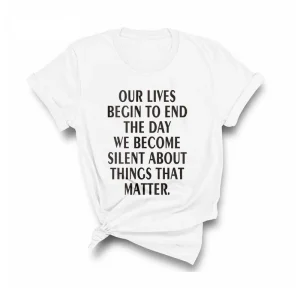 T-Shirt Vintage Martin Luther King Femme
