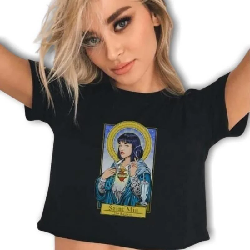 T-Shirt Vintage Pulp Fiction Femme