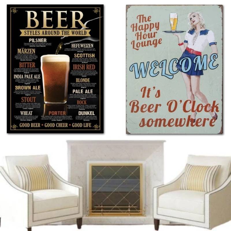 Tableau Vintage Bar – Image 2